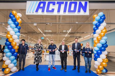 The ceremonial opening of the first Action store in Slovakia, located in Bratislava's Petržalka district.