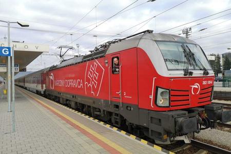 Stanislav in the locomotive 