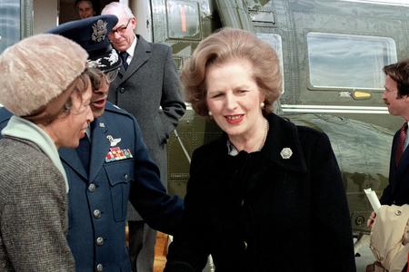 Former UK prime minister Margaret Thatcher.