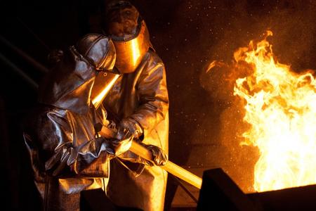 Production of iron in USSK