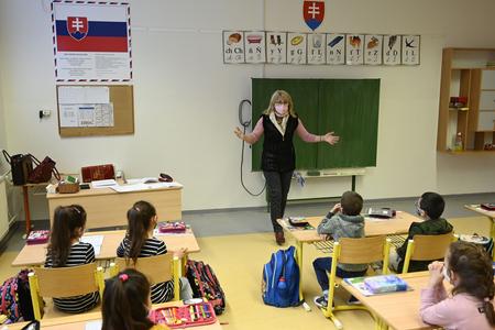 A primary school in Šarišské Michaľany.