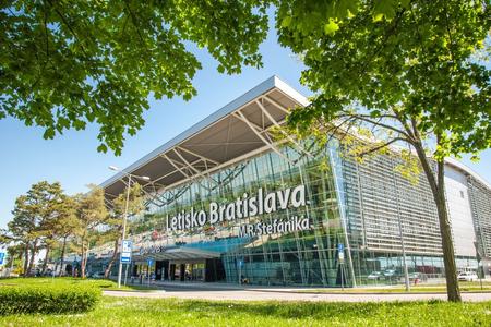 Bratislava airport building.