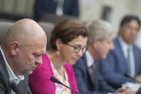 Economy Minister Richard Sulík attends a government meeting on August 24, 20222.