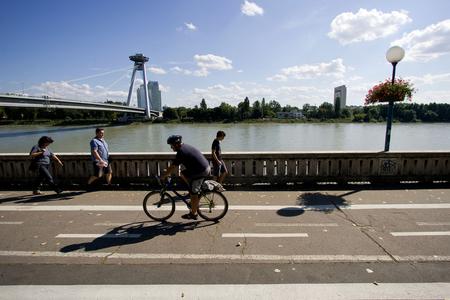 Cycling routes can be found all around Bratislava.