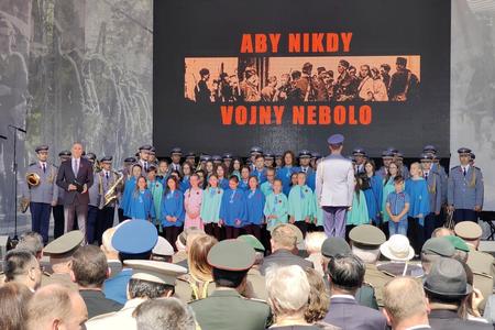 SNP commemoration in Banska Bystrica on August 29, 2022. 