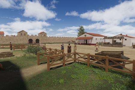 Virtual reality visualises the Roman military camp Gerulata in Bratislava.