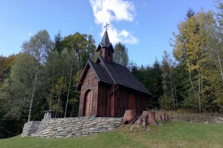 Covered in fir bark, a chapel in central Slovakia is a rare thing
