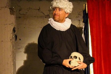 The English-theatre's latest play is titled Masterclass with Shakespeare.