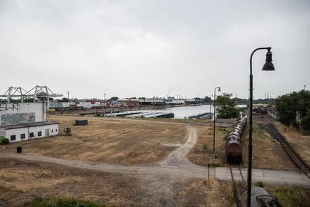 The site in Bratislava where a new LNG terminal could be built.