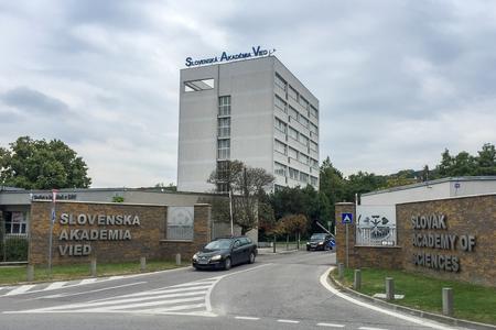 The premises of the Slovak Academy of Sciences in Bratislava where the Polymer Institute is located.