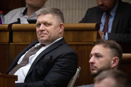Smer leader Robert Fico, as portrayed on February 16, 2023.
