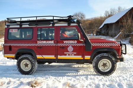 A Slovak Mountain Rescue Service vehicle.