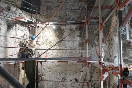 Strečno Castle is closed, but conservators have their hands full