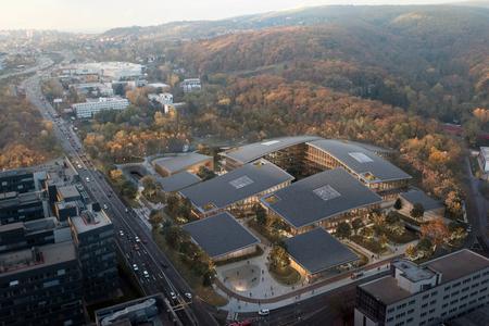 The visualisation of the new Eset campus in Bratislava.