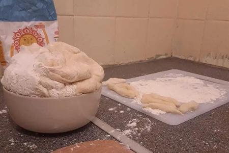 Dough for šúľance.