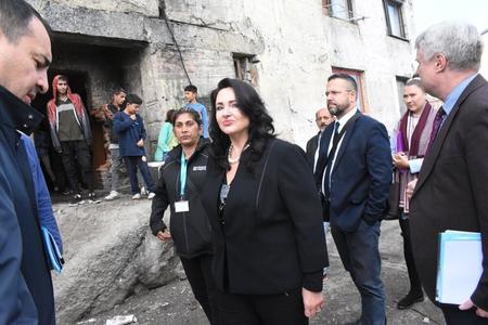 Euro Commissar for Equality, Helena Dalli in Sečovce.