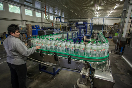 Korytnica mineral water bottling plant in 2016.