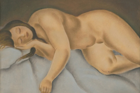Slovak modernist painters are often forged. Mikuláš Galanda's Lying female nude from 1926 is in the collection of the Slovak National Gallery.