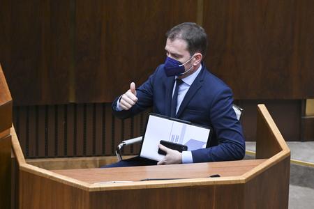 Finance Minister Igor Matovič (OĽaNO) after parliament passed amended state budget.
