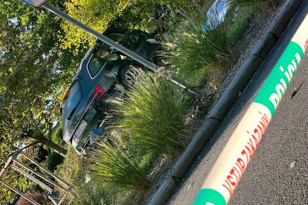 The drunk driver's car showed no break tracks.