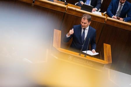 Igor Matovič in parliament