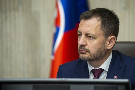 Acting PM Eduard Heger on April 12, 2023.