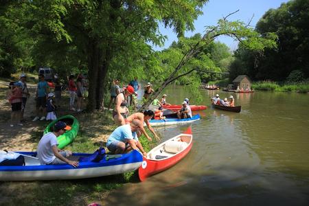 Boating on the Small Danube
