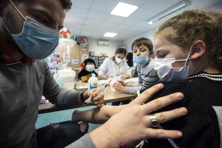 Registration for vaccination of children launched, first jabs given after New Year's