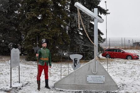 Liptovský Mikuláš commemorates Jánošík's execution with a gallows replica