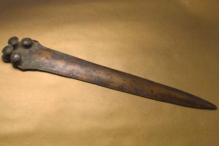 The River Váh reveals a rare Bronze Age weapon