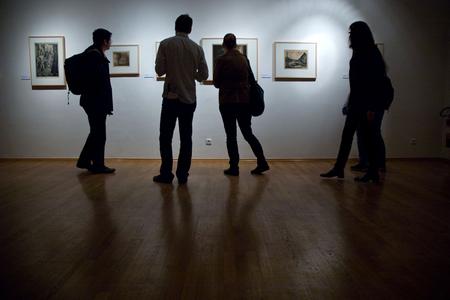 Peep into galleries and museums when the lights are out. 