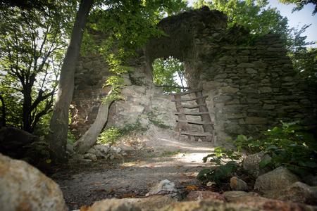 The ruins of the Biely Kameň castle near Svätý Jur.