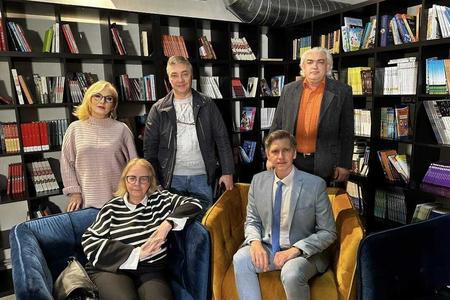 На фото: Олег Оріщенко, Людмила Вербицька, Дмитро Морозов, Ольга Євдокимова, Сергій Замицький