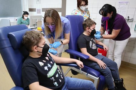 Slovakia launched the vaccination of children aged 5-11 last week.