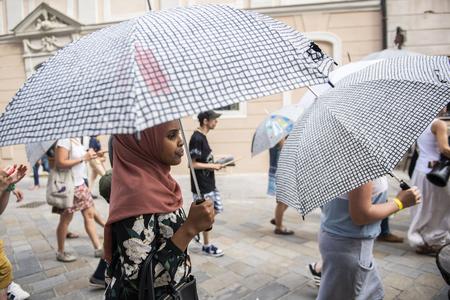 The Umbrella March is held in Bratislava this Sunday, June 20, 2021. 