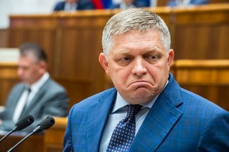 Smer chair Robert Fico in the debating chamber on September 13, 2022.