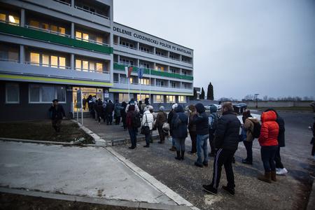 Міграційна поліція у Вайнорах, Братислава, 2018 рік.