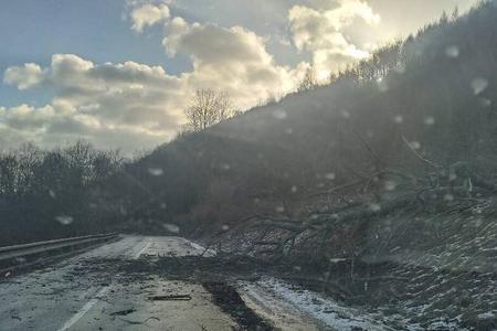 Weather is causing complications on the roads. 