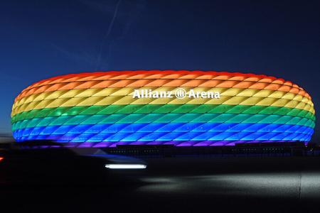 The Allianz Arena in Munich