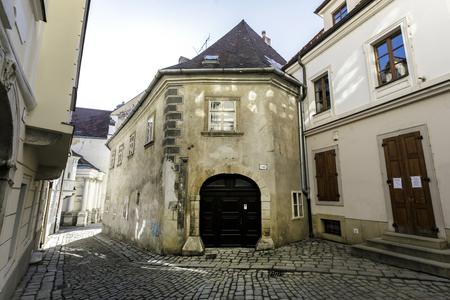 Rómer's House on Zámočnícka Street in Bratislava on February 3, 2022. 