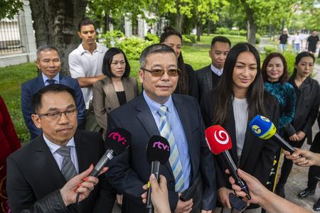 Representatives of the Vietnamese community in Slovakia.