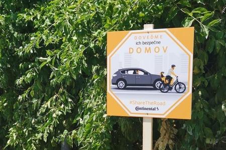 Funny traffic signs have appeared in Bratislava's Nové Mesto