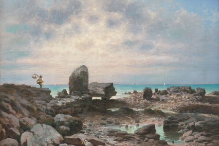 Ernst Willers – Greek Sea, after 1870, Ernest Zmeták Art Gallery in Nové Zámky, GNZ