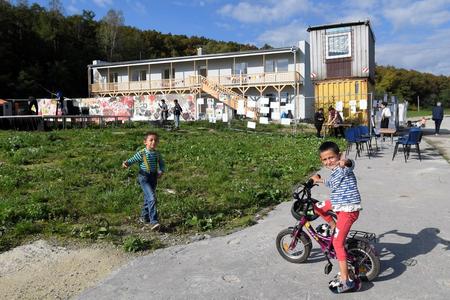 A community house which is part of the Building Hope project in Košice, eastern Slovakia.
