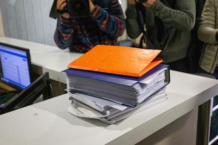 Resignation notices filed by hundreds of doctors in late September. 