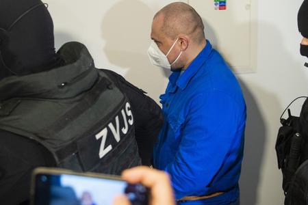 Tomáš Szabó at the Specialised Criminal Court. 
