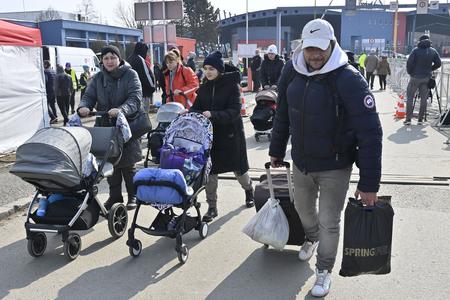 Refugees from Ukraine in Vyšné Nemecké.