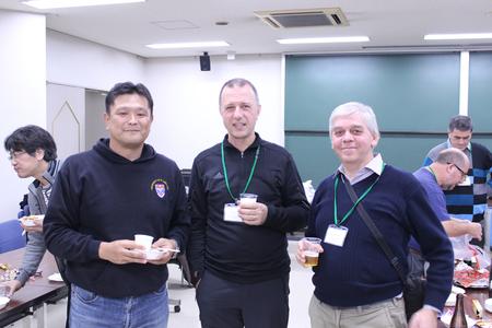 Martin Škoviera (first from right) with foreign colleagues.
