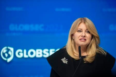 Slovak President Zuzana Čaputová.
