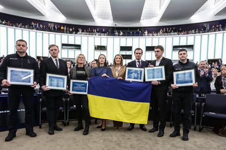 Plenary session of the EP - awarding of the Sacharovo prize
